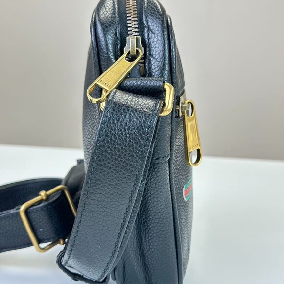 Gucci Black Gucci Print Small Messenger Bag Crossbody Shoulder Bag - Picture 4 of 7